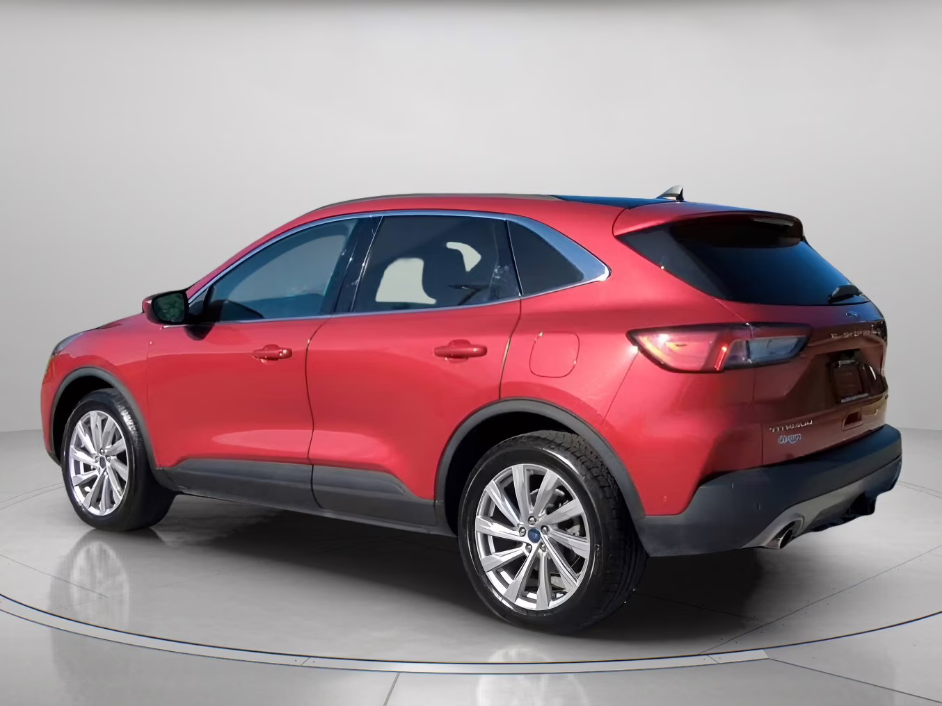 2022 Rapid Red Metallic Tinted Clearcoat Ford Escape Titanium AWD SUV