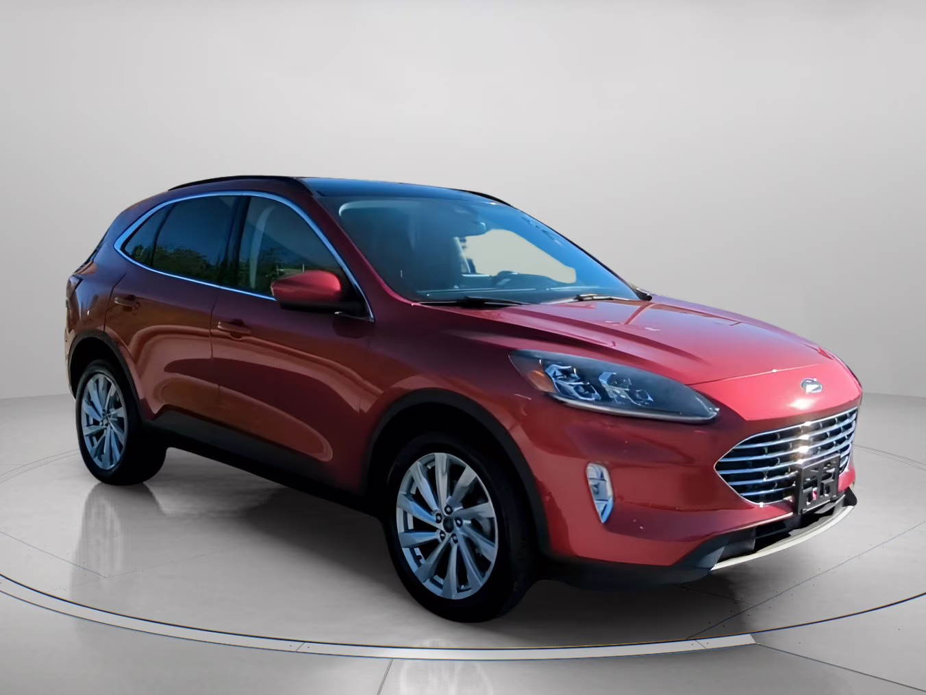 2022 Rapid Red Metallic Tinted Clearcoat Ford Escape Titanium AWD SUV