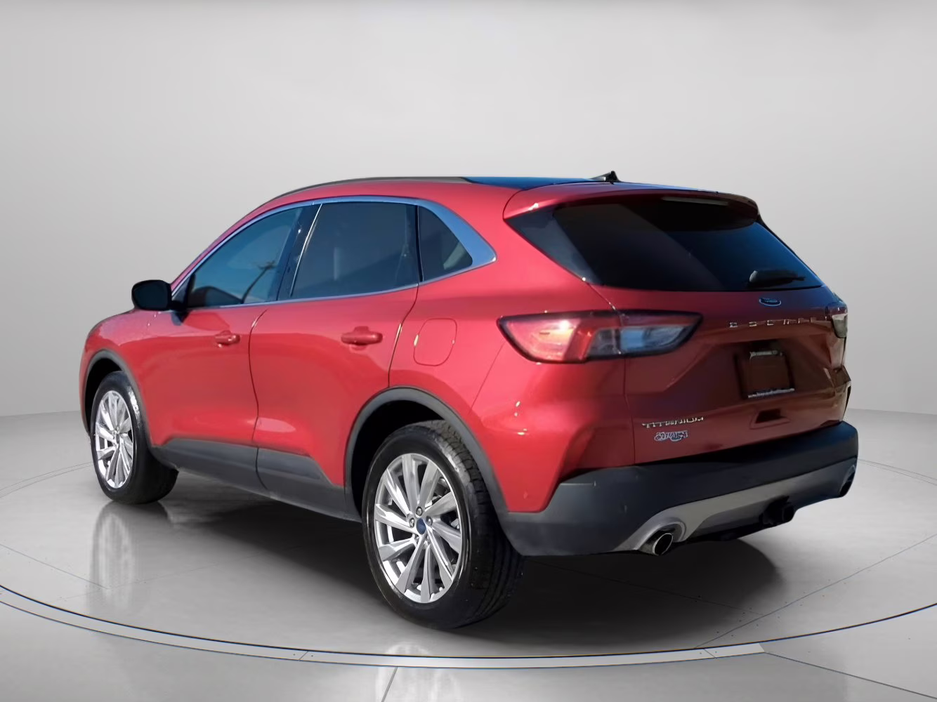 2022 Rapid Red Metallic Tinted Clearcoat Ford Escape Titanium AWD SUV