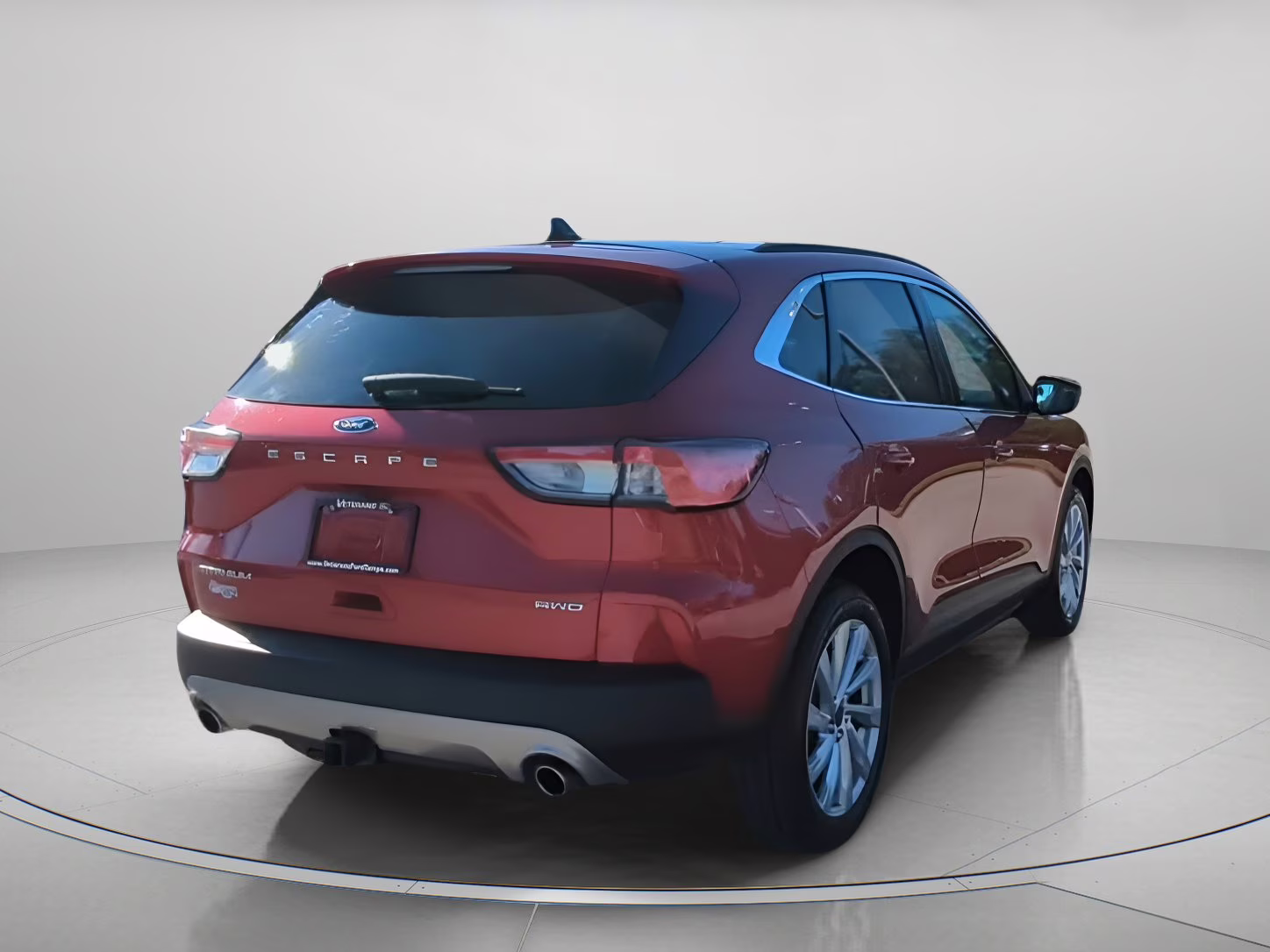 2022 Rapid Red Metallic Tinted Clearcoat Ford Escape Titanium AWD SUV