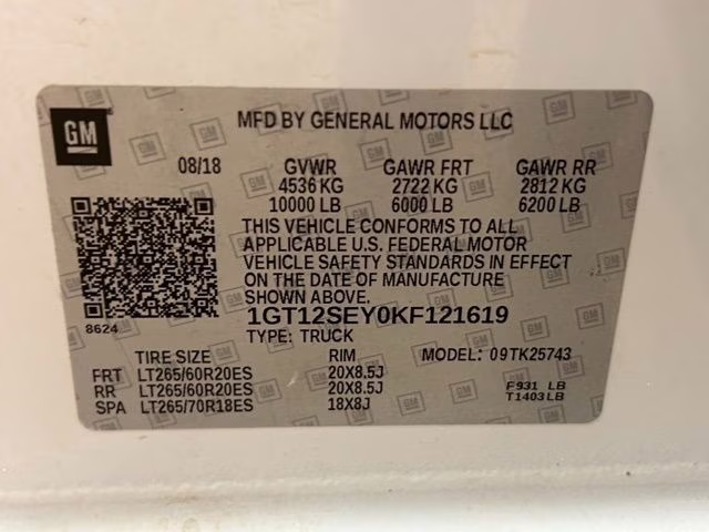 2019 Summit White GMC Sierra 2500HD Denali 4X4 Truck