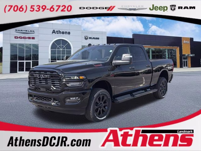2026 Diamond Black Crystal Pearlcoat Ram 2500 Big Horn 4X4 Truck