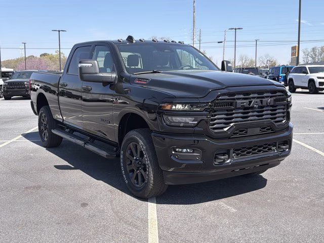 2026 Diamond Black Crystal Pearlcoat Ram 2500 Big Horn 4X4 Truck