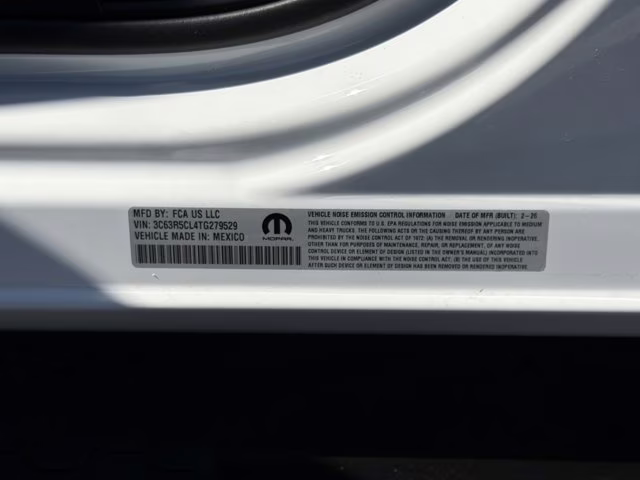 2026 Bright White Clearcoat Ram 2500 Tradesman 4X4 Truck