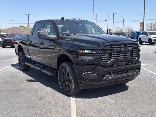 2026 Diamond Black Crystal Pearlcoat Ram 2500 Big Horn 4X4 Truck