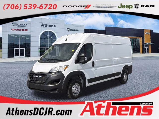2024 Bright White Clearcoat Ram ProMaster Cargo Van Tradesman FWD Van
