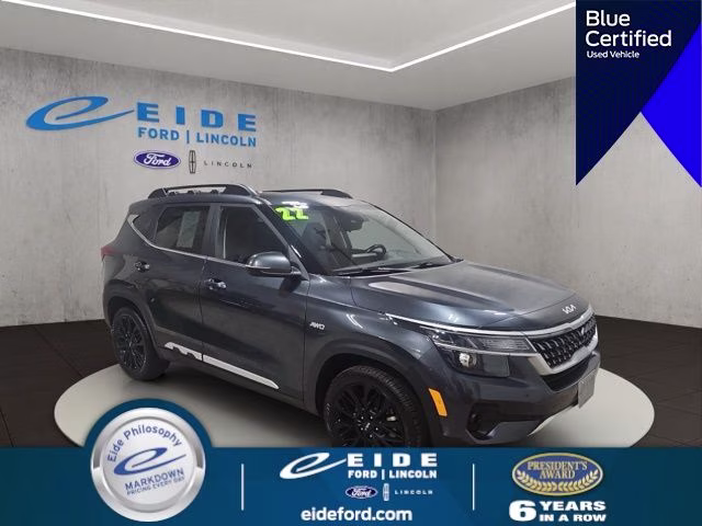 2022 Gravity Gray Kia Seltos Nightfall AWD SUV