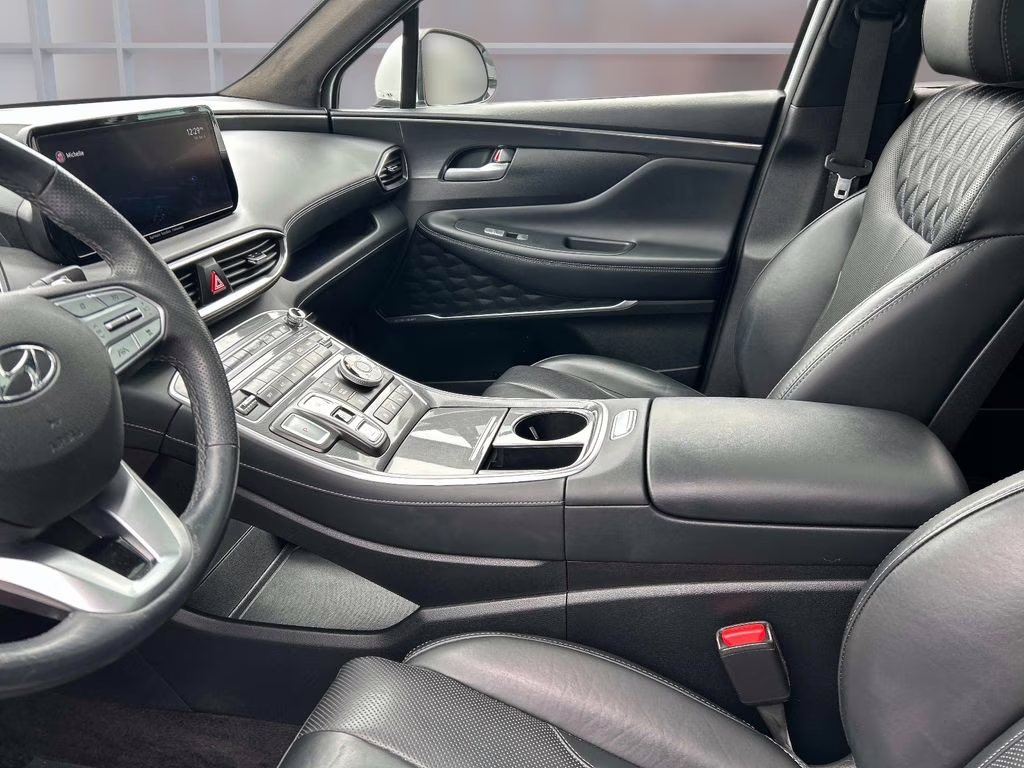 2022 Quartz White Hyundai Santa Fe Calligraphy AWD SUV