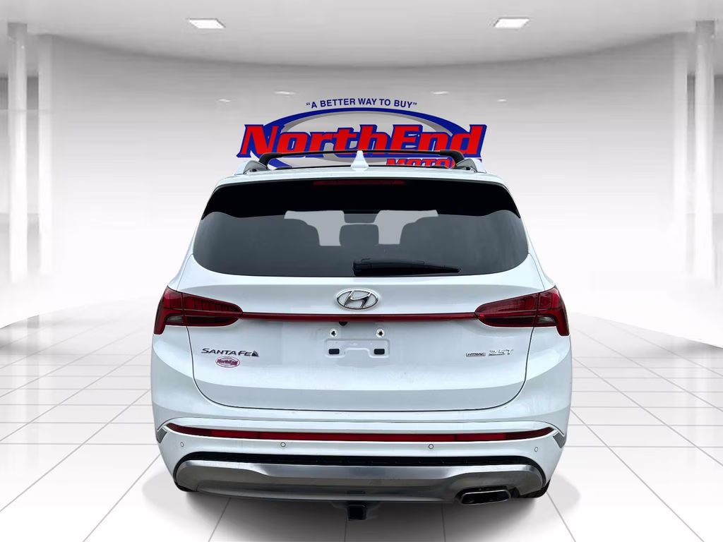 2022 Quartz White Hyundai Santa Fe Calligraphy AWD SUV