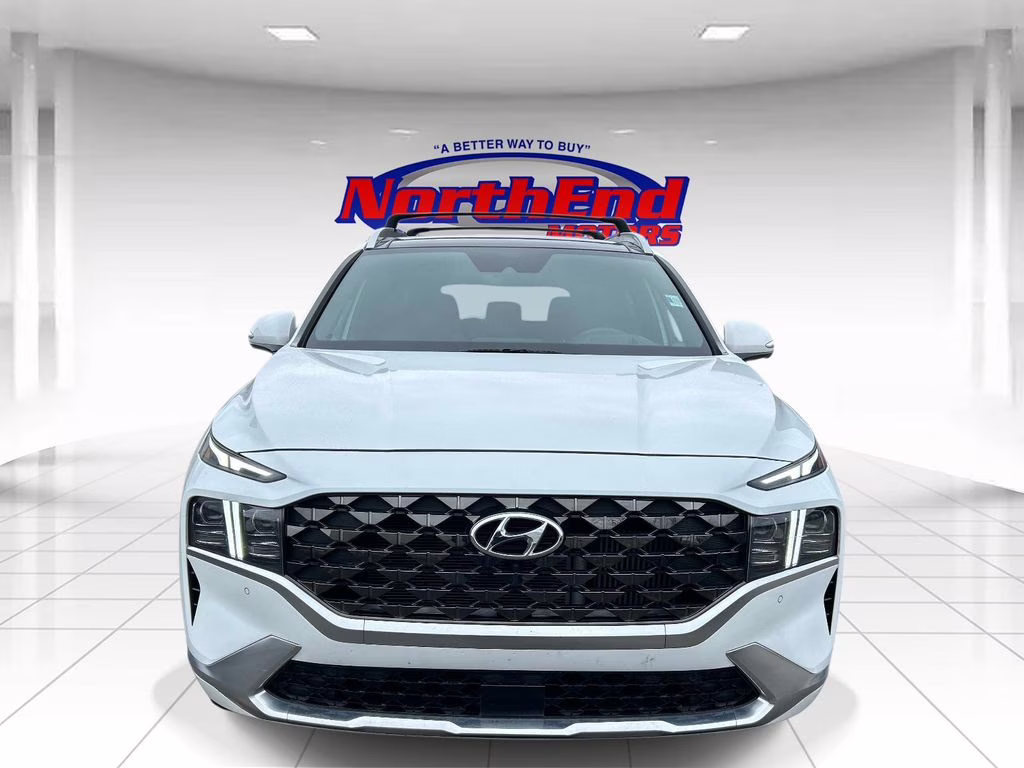 2022 Quartz White Hyundai Santa Fe Calligraphy AWD SUV