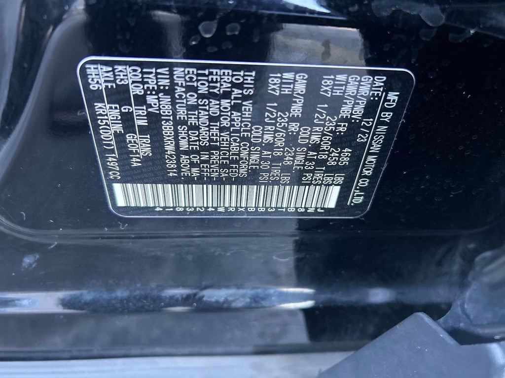 2024 Super Black Nissan Rogue SV AWD SUV