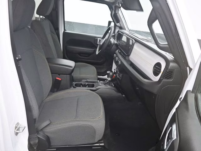 2025 Bright White Clearcoat Jeep Gladiator Sport S 4X4 Truck