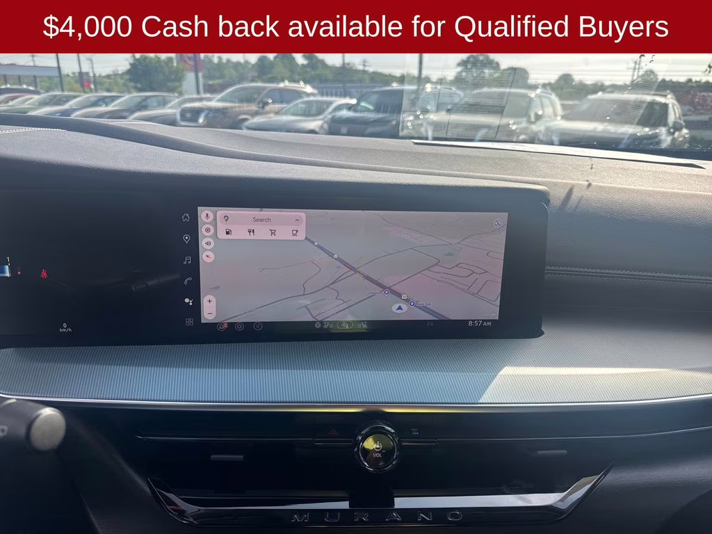 2026 Everest White Pearl/Black Nissan Murano Platinum AWD SUV