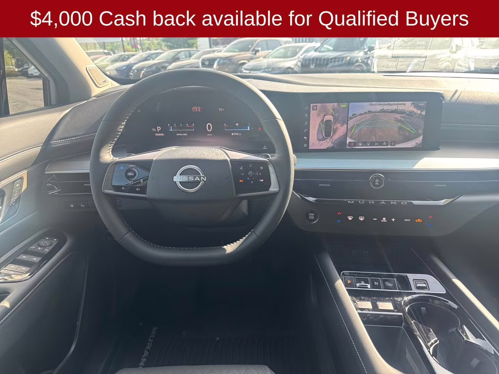 2026 Everest White Pearl/Black Nissan Murano Platinum AWD SUV