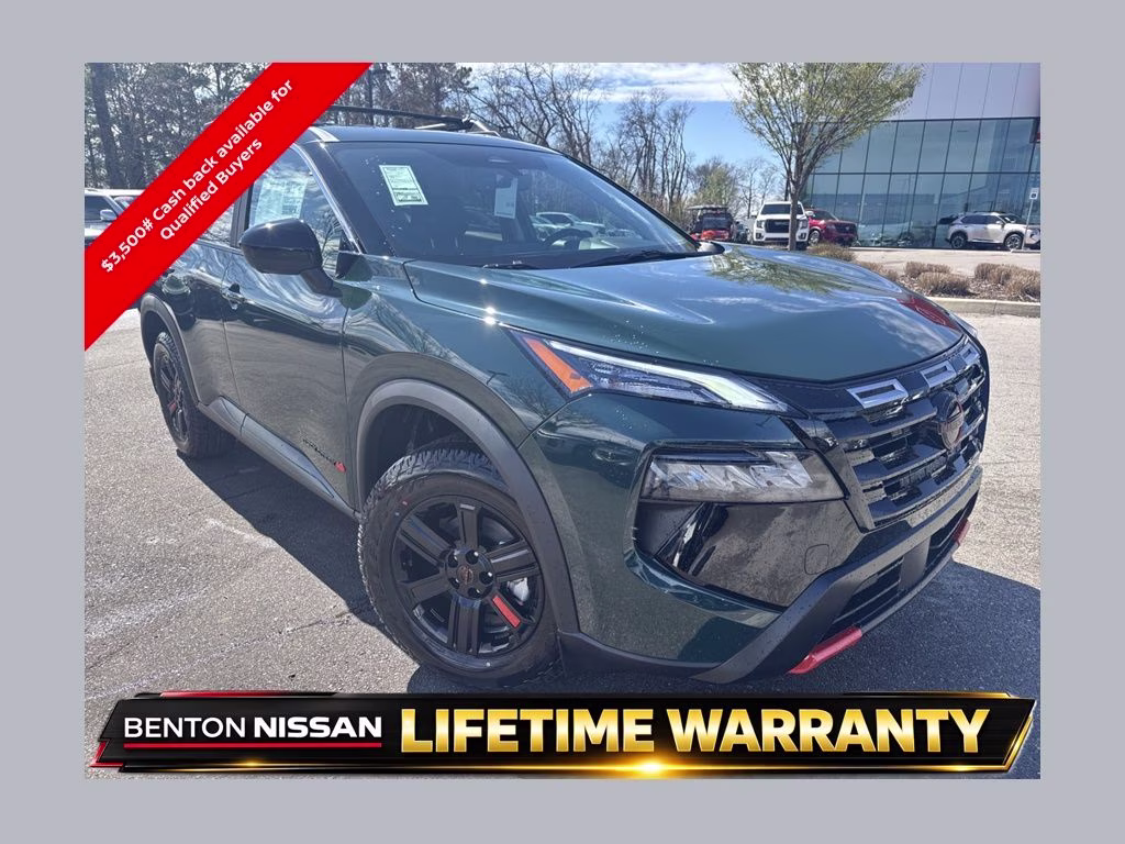 2026 Obsidian Green Nissan Rogue Rock Creek AWD SUV