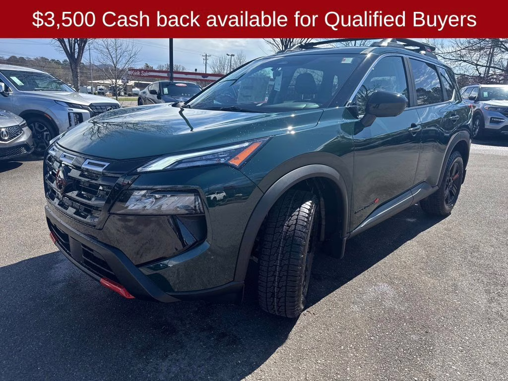 2026 Obsidian Green Nissan Rogue Rock Creek AWD SUV