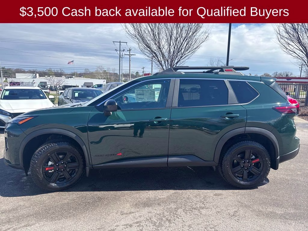 2026 Obsidian Green Nissan Rogue Rock Creek AWD SUV
