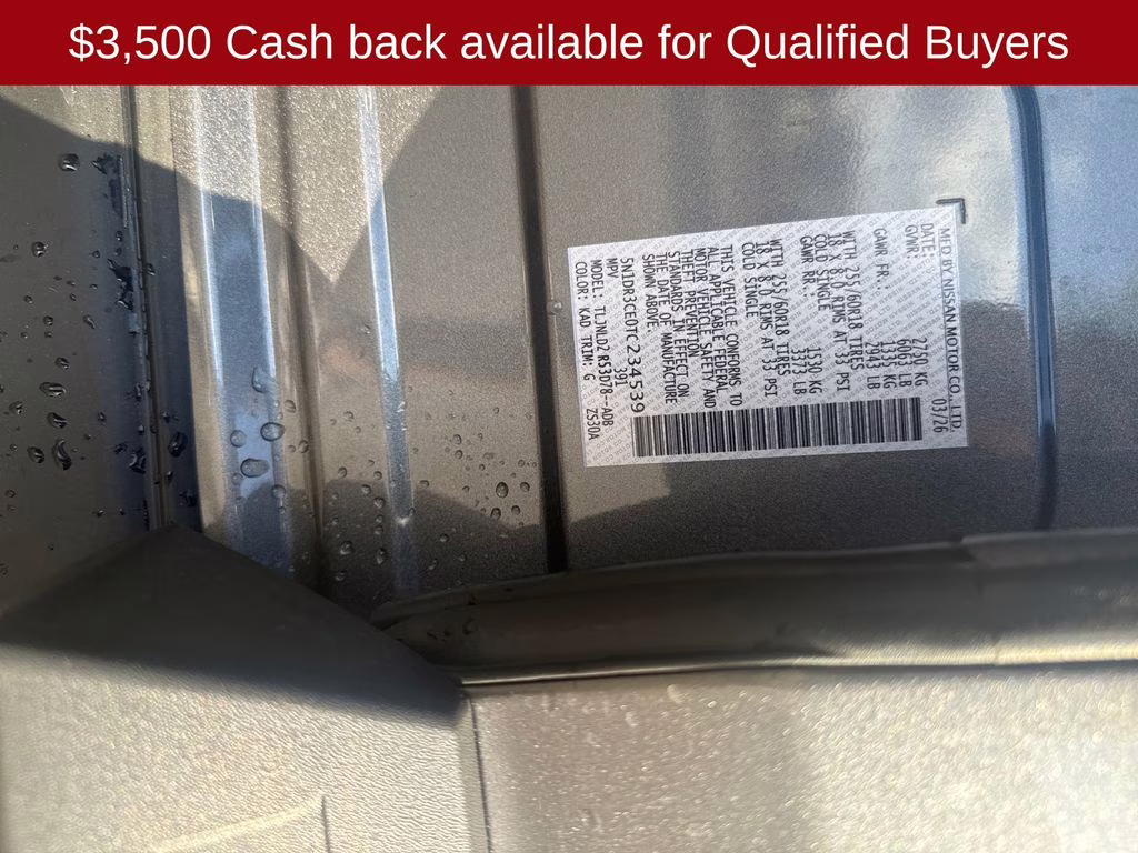 2026 Gun Metallic Nissan Pathfinder SL 4X4 SUV