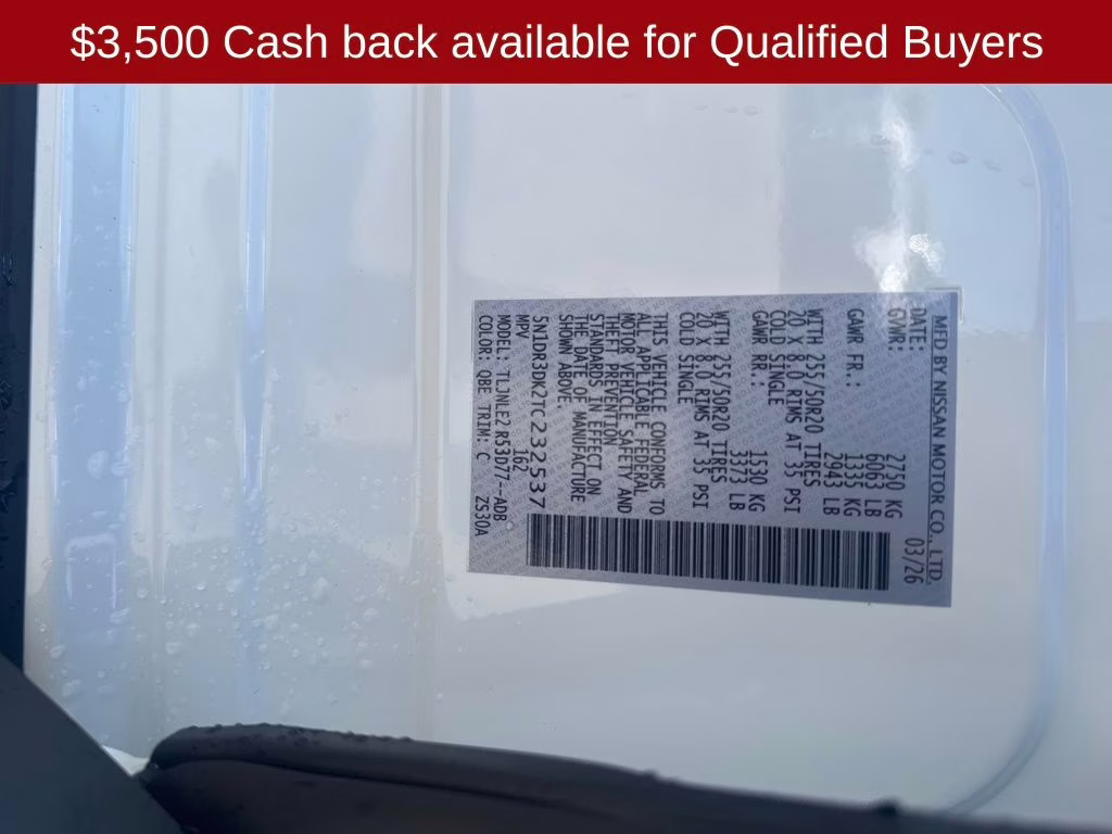 2026 Everest White Pearl Tricoat Nissan Pathfinder Platinum 4X4 SUV