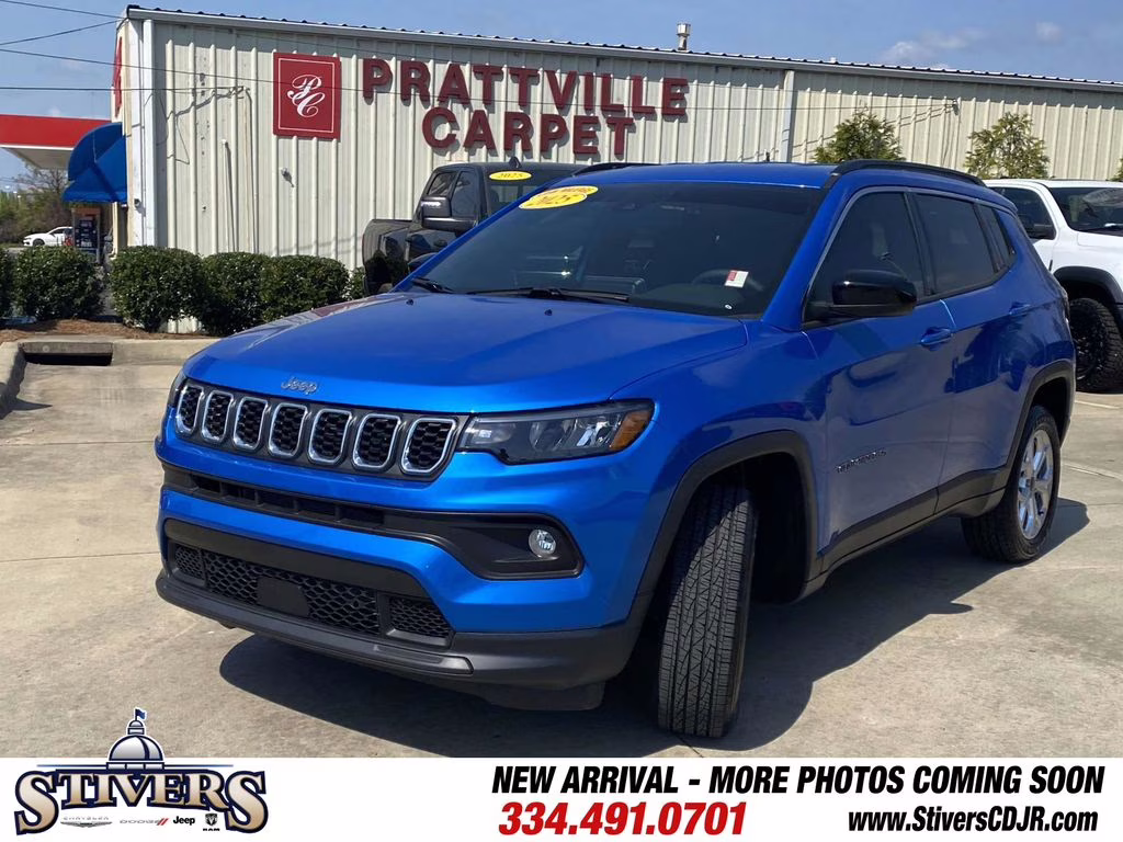 2025 Hydro Blue Pearlcoat Jeep Compass Latitude 4X4 SUV