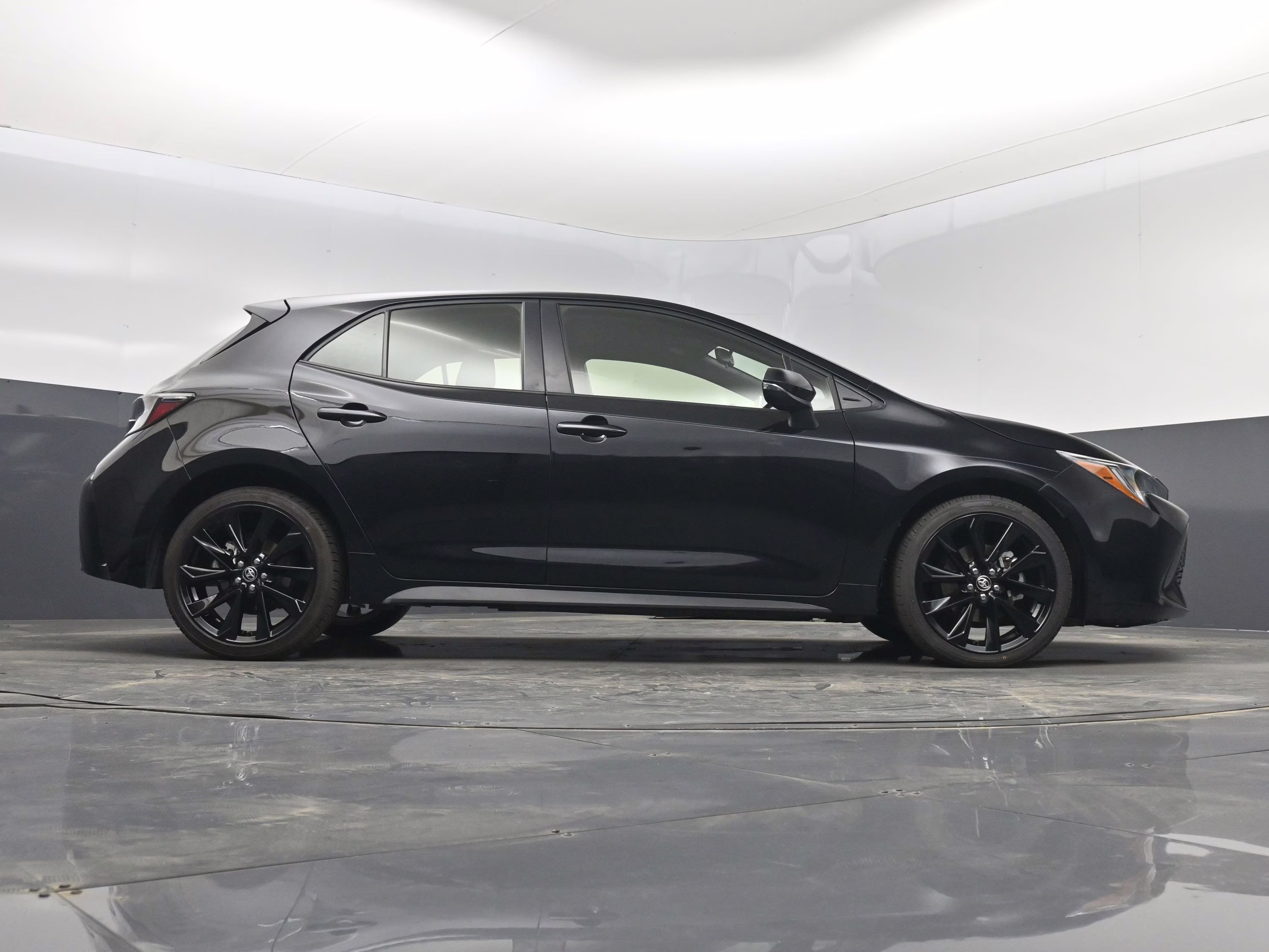 2022 Midnight Black Metallic Toyota Corolla Hatchback SE Nightshade Edition FWD Hatchback