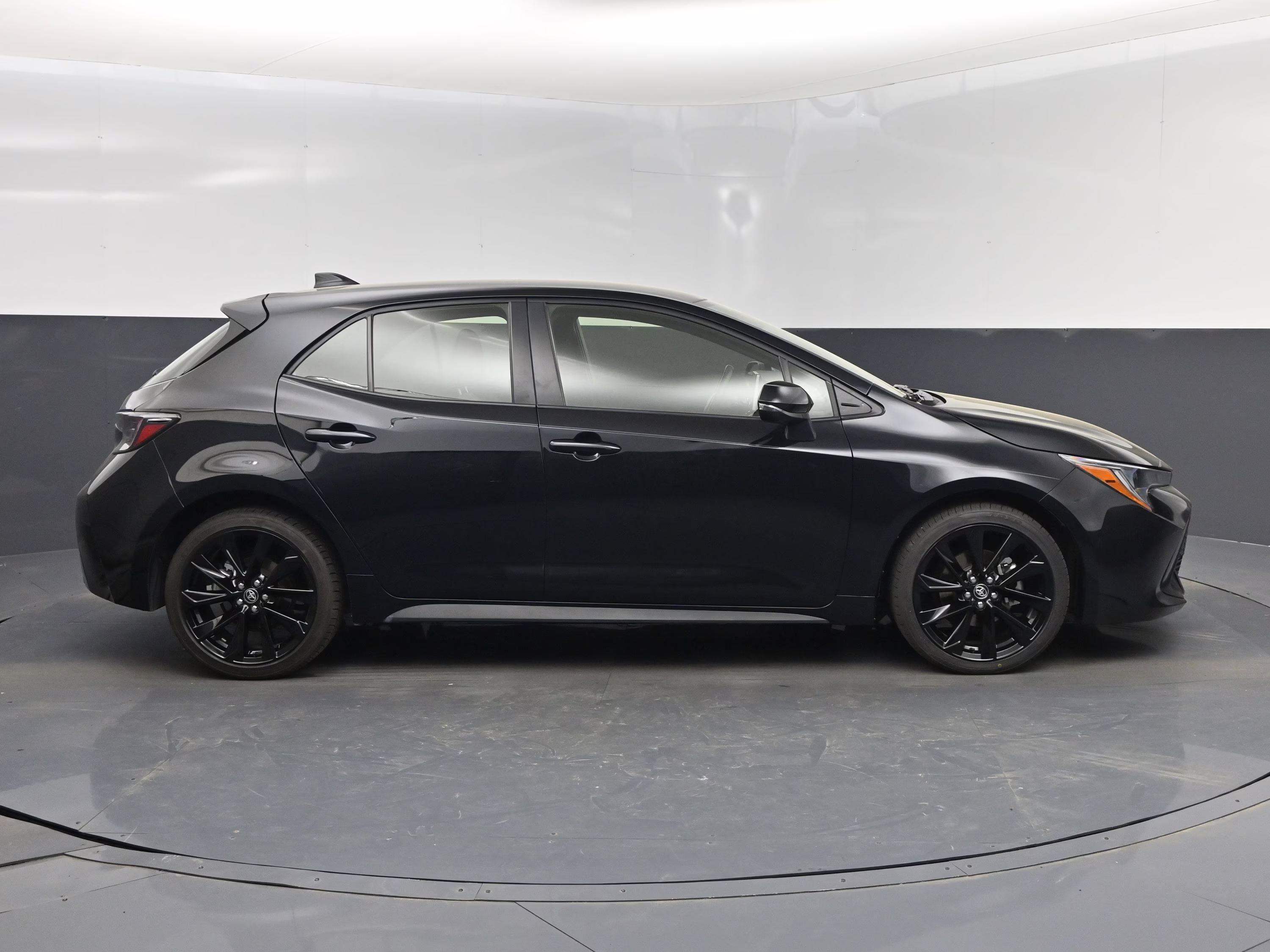 2022 Midnight Black Metallic Toyota Corolla Hatchback SE Nightshade Edition FWD Hatchback