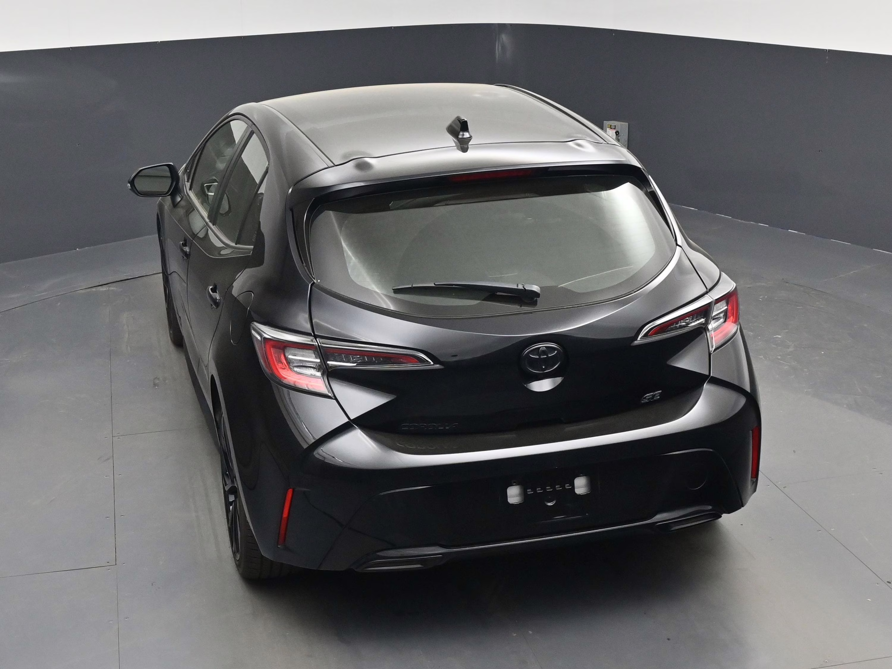 2022 Midnight Black Metallic Toyota Corolla Hatchback SE Nightshade Edition FWD Hatchback