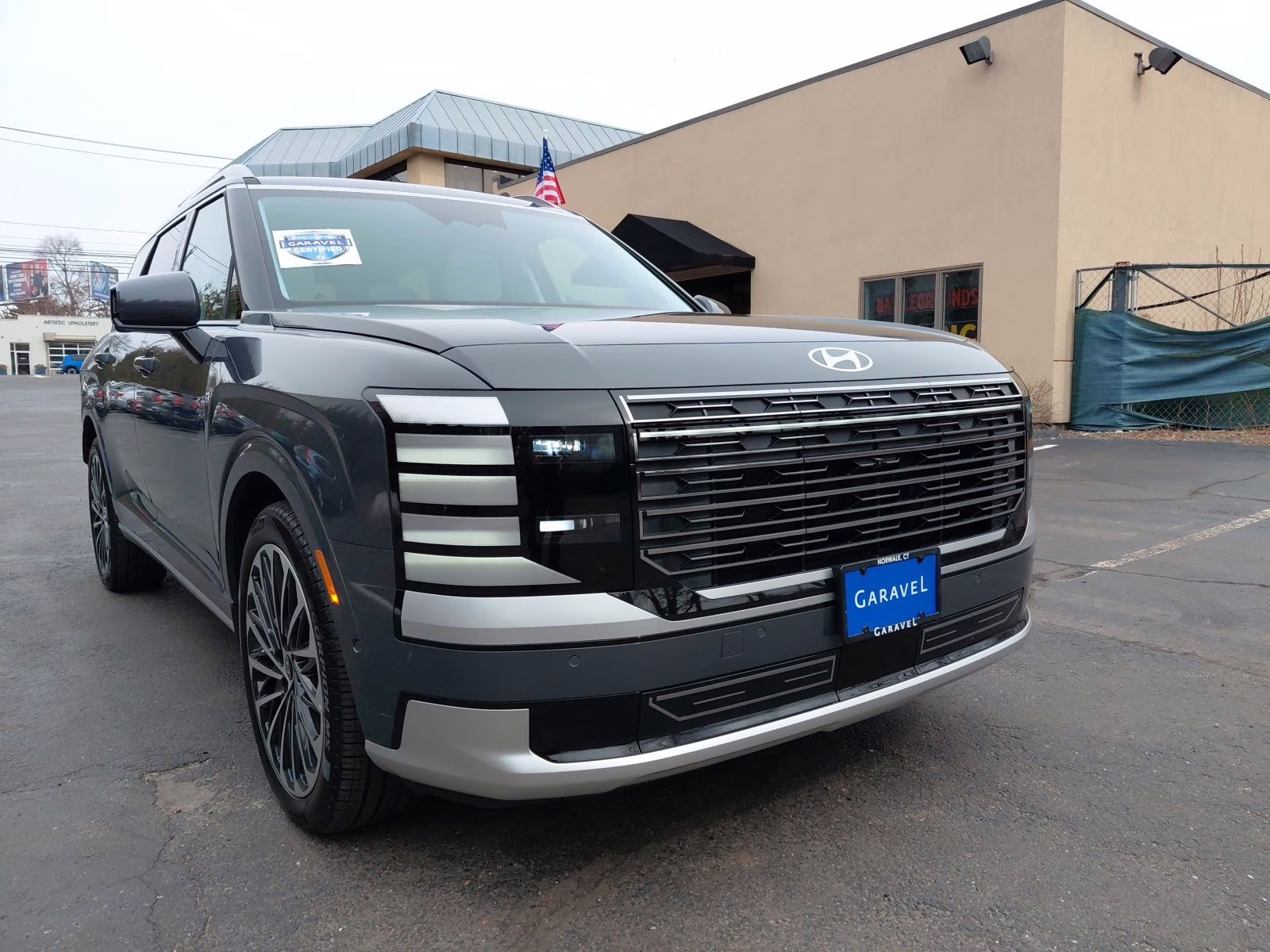 2026 Ecotronic Gray Pearl Hyundai Palisade Hybrid Calligraphy AWD SUV