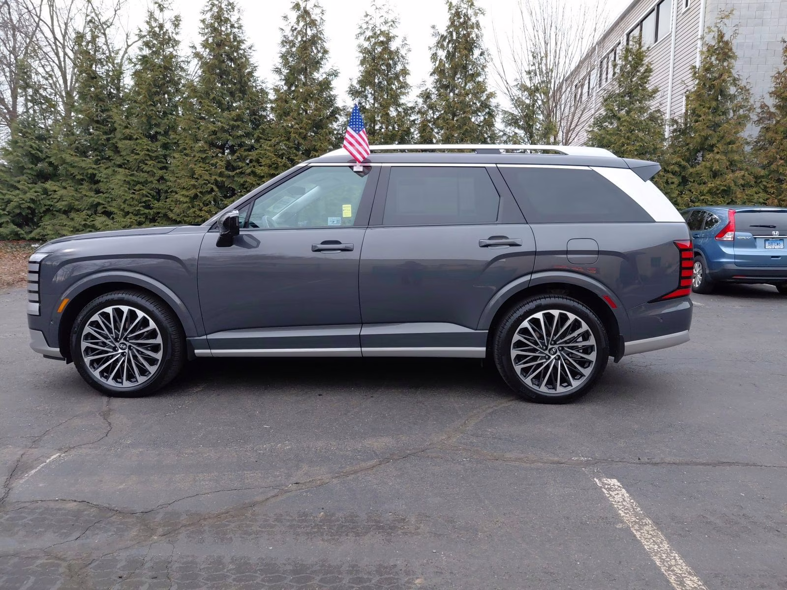 2026 Ecotronic Gray Pearl Hyundai Palisade Hybrid Calligraphy AWD SUV