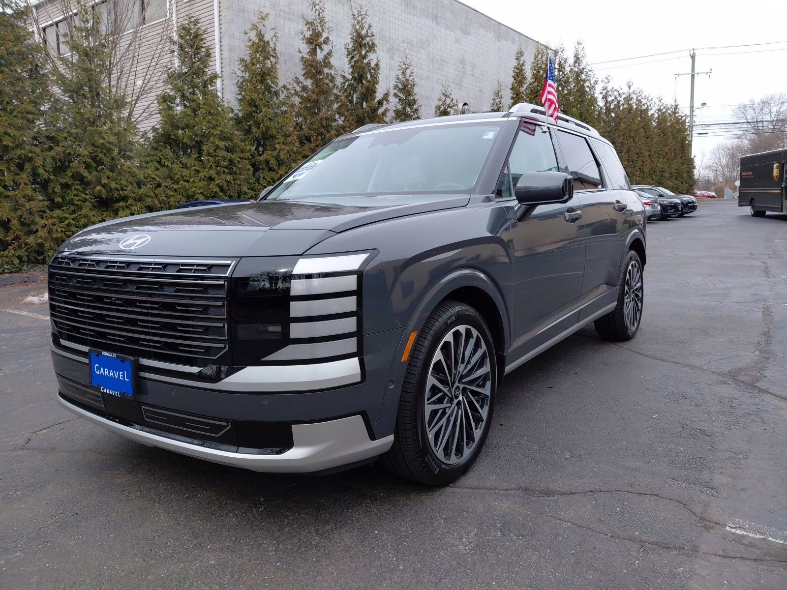 2026 Ecotronic Gray Pearl Hyundai Palisade Hybrid Calligraphy AWD SUV