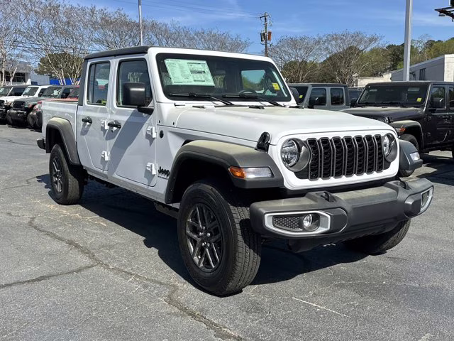 2026 Bright White Clearcoat Jeep Gladiator Sport 4X4 Truck