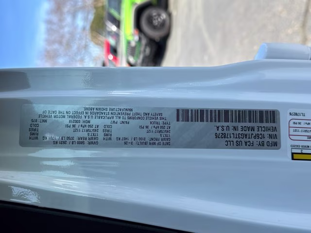 2026 Bright White Clearcoat Jeep Gladiator Sport 4X4 Truck
