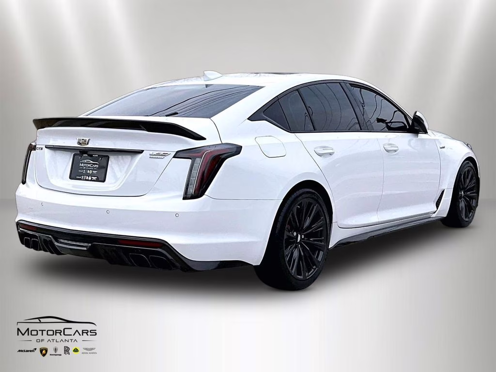 2023 Summit White Cadillac CT5 V-Series 120th Anniversary Edition w/ Delivery Mil RWD Sedan