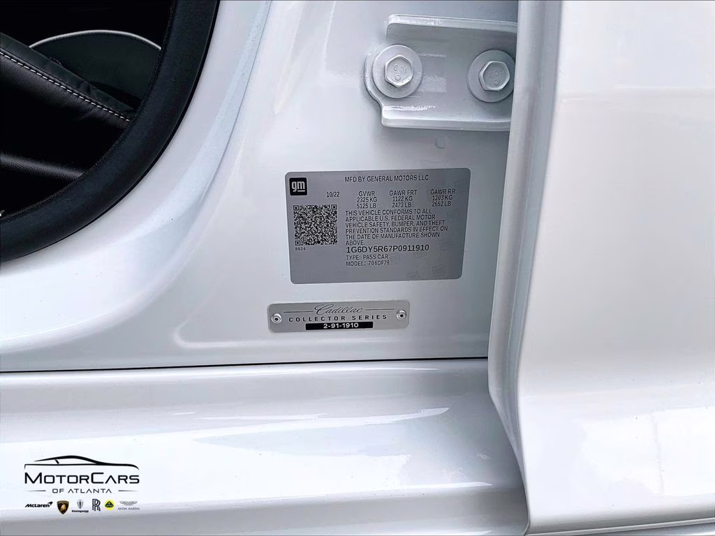 2023 Summit White Cadillac CT5 V-Series 120th Anniversary Edition w/ Delivery Mil RWD Sedan