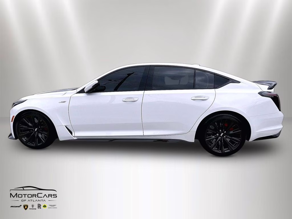 2023 Summit White Cadillac CT5 V-Series 120th Anniversary Edition w/ Delivery Mil RWD Sedan