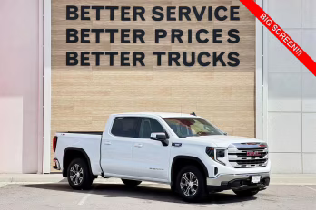2023 Summit White GMC Sierra 1500 SLE 4X4 Truck