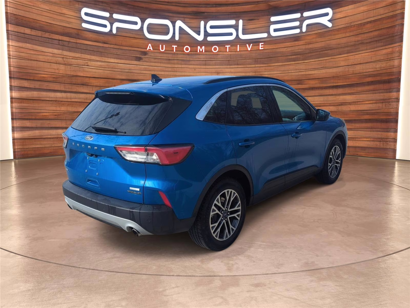 2020 Velocity Blue Ford Escape SEL FWD SUV