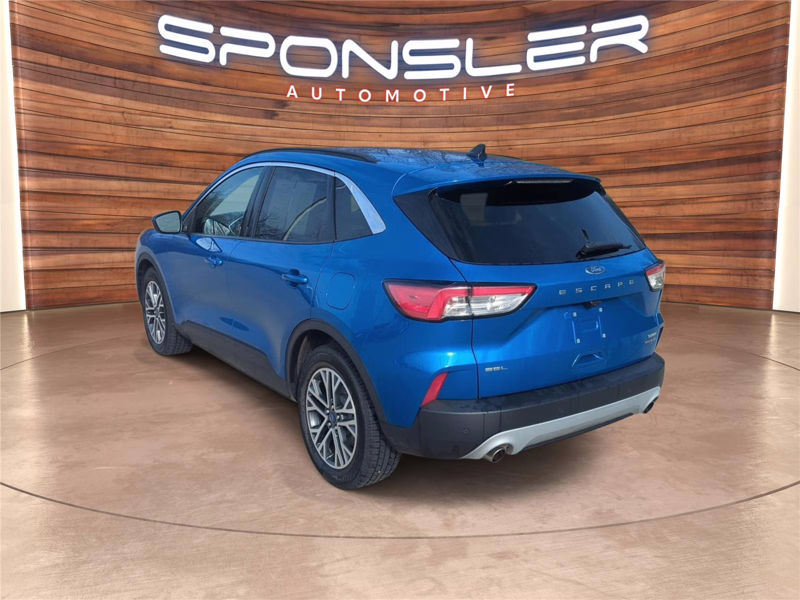 2020 Velocity Blue Ford Escape SEL FWD SUV