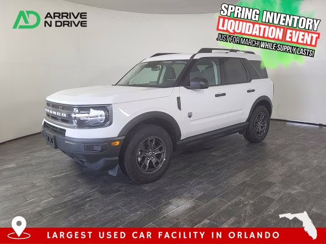 2024 Oxford White Ford Bronco Sport Big Bend 4X4 SUV