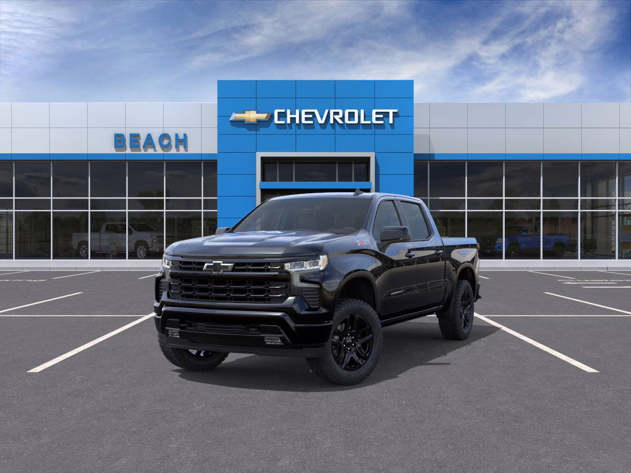 2026 Black Chevrolet Silverado 1500 RST 4X4 Truck