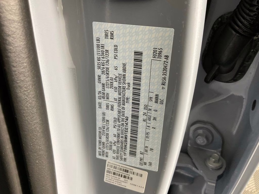 2026 Gray Ford Super Duty F-250 SRW Platinum 4X4 Truck