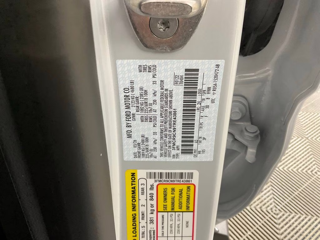 2026 White Ford Bronco Sport Outer Banks 4X4 SUV