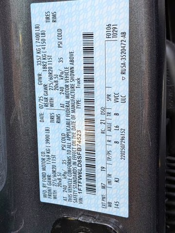 2025 Carbonized Gray Metallic Ford F-150 King Ranch 4X4 Truck