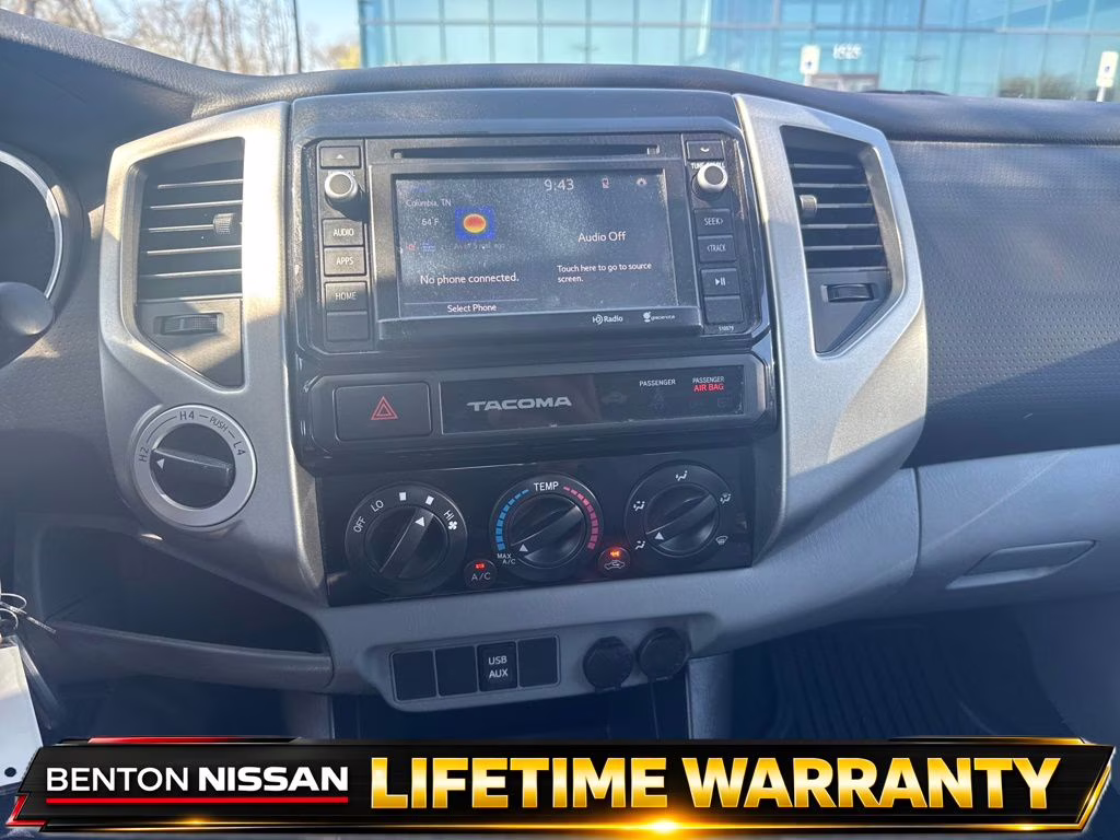 2015 Black Toyota Tacoma Base 4X4 Truck