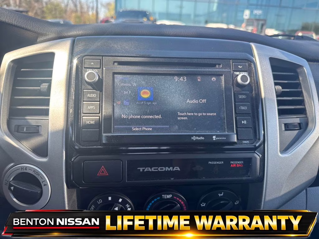 2015 Black Toyota Tacoma Base 4X4 Truck