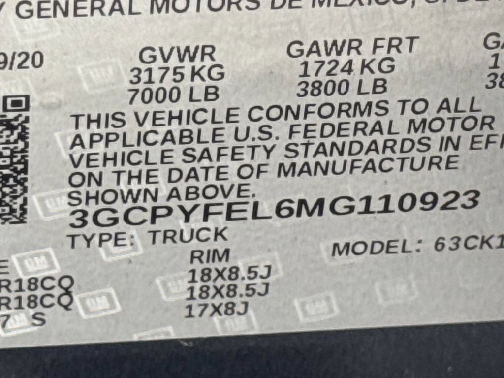 2021 Shadow Gray Metallic Chevrolet Silverado 1500 LT Trail Boss 4X4 Truck