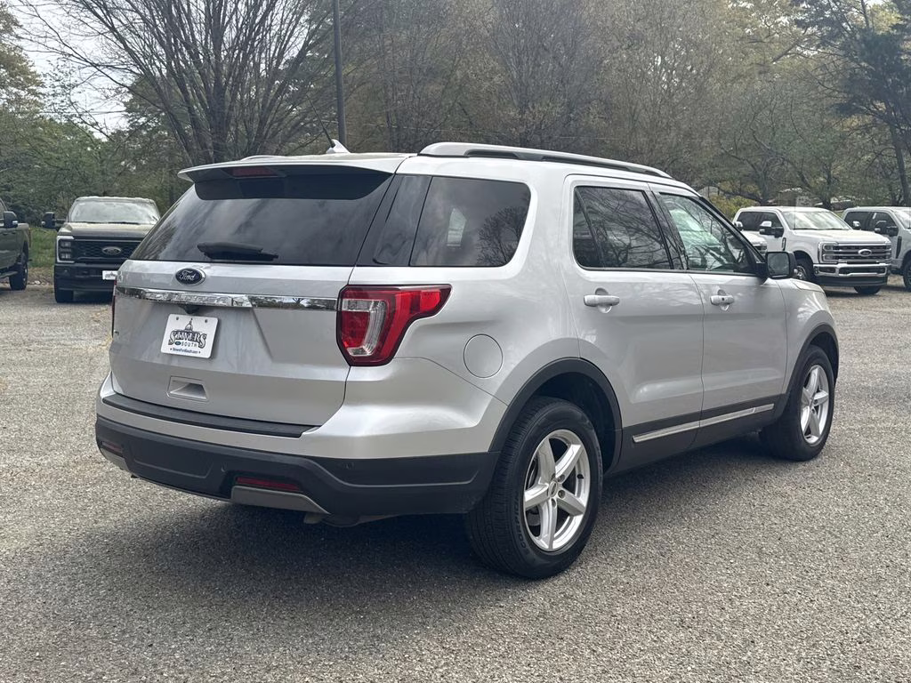 2019 Ingot Silver Ford Explorer XLT FWD SUV