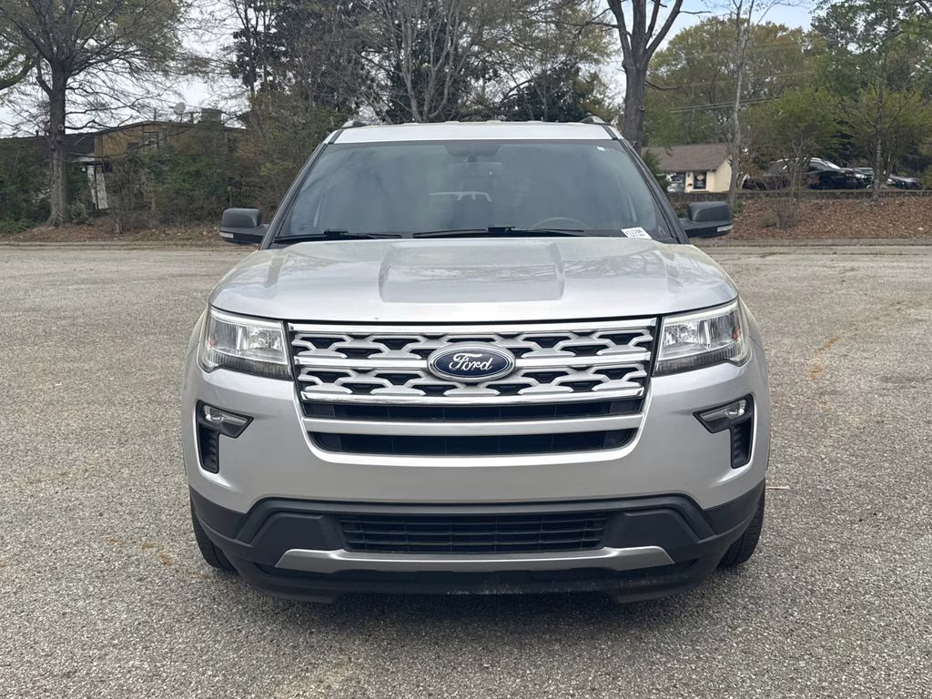 2019 Ingot Silver Ford Explorer XLT FWD SUV