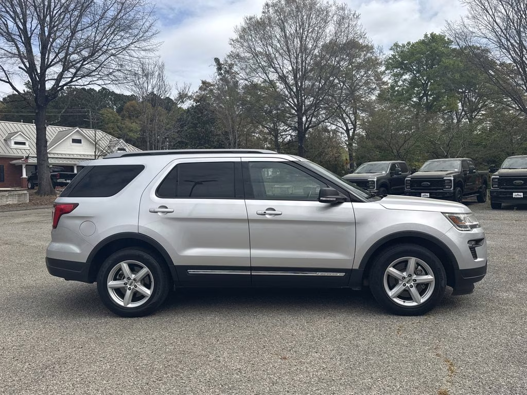2019 Ingot Silver Ford Explorer XLT FWD SUV