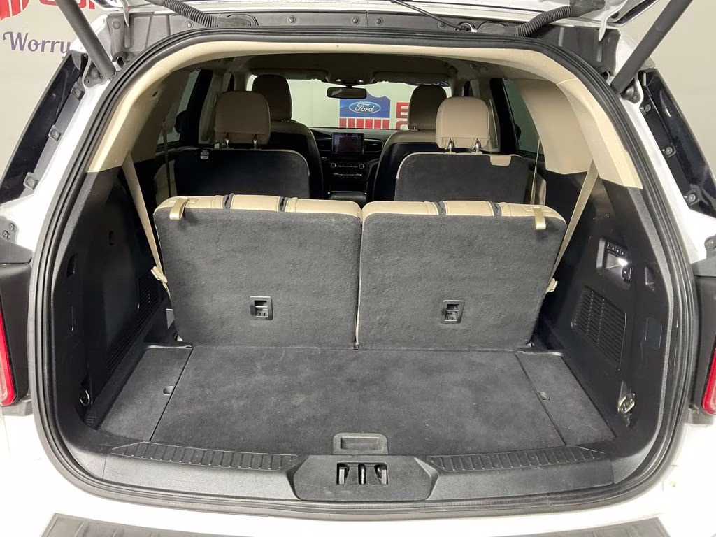 2020 Oxford White Ford Explorer Limited RWD SUV